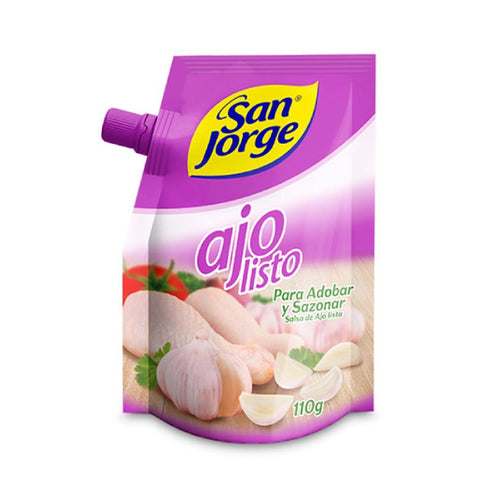 SALSA DE AJO SAN JORGE 110G DOY PACK